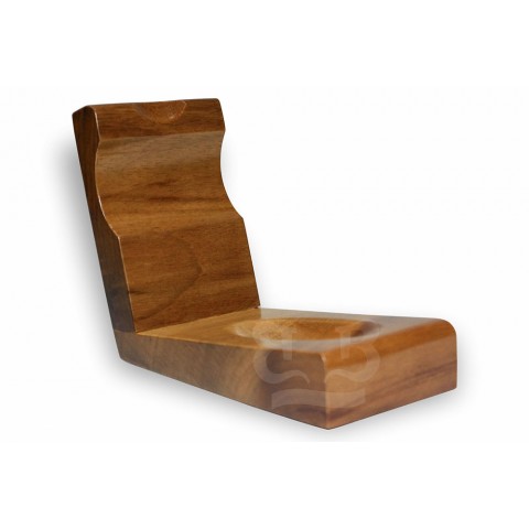 Suporte para Cachimbo Madeira Botinha Mod 5 (Suporta 1 cachimbo)